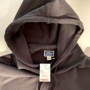 JCrew black hoodie size S